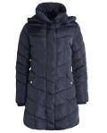 Steve Madden Women's Navy Long Puffer Coat