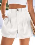 PRETTYGARDEN Women's High Waist Tailored Summer Shorts