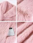 Flygo Women's Fluffy Faux Fur Winter Coat