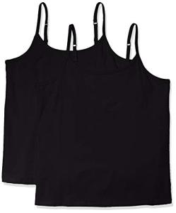 Plus Size Black Tank Top Camisole Set of 2