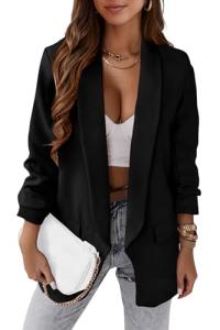 PRETTYGARDEN Women's Open Front Blazer Jacket