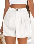 PRETTYGARDEN Women's High Waist Tailored Summer Shorts