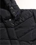 Steve Madden Women's Navy Long Puffer Coat