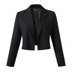 Beninos Women’s Black Cropped Blazer Jacket