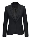 Casual Black Blazer Jacket for Women