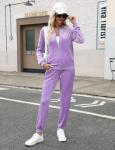 Marvmys Women's Velvet Tracksuit Set with Zip Up