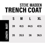 Steve Madden Women's Double-Breasted Winter Trench Coat