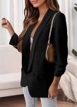 PRETTYGARDEN Women's Open Front Blazer Jacket