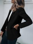Cicy Bell Black Long Sleeve Blazer for Women