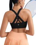 Criss-Cross Back Sports Bra for Women