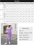 Marvmys Women's Velvet Tracksuit Set with Zip Up