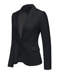 Casual Black Blazer Jacket for Women