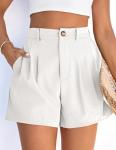 PRETTYGARDEN Women's High Waist Tailored Summer Shorts