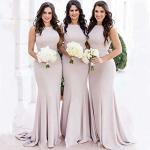 Royal Blue Plus Size Mermaid Bridesmaid Dress
