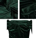 Vakkest Green Velvet Off-Shoulder Maxi Dress