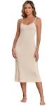 Adjustable Spaghetti Strap Long Slip Dress for Women