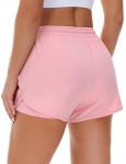 Mancreda Women's Pink Athletic Running Shorts