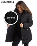 Steve Madden Women's Black Heavyweight Puffer Jacket