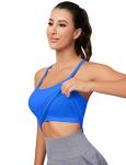 Women’s Seamless Sports Tank Top with Built-in Bra