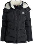 Reebok Women's Quilted Puffer Jacket with Faux Fur