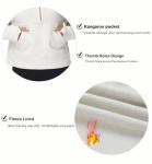 Women’s Half Zip Fleece Crop Hoodie with Pockets