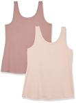 Plus Size Scoop Neck Tank Tops, 2 Pack