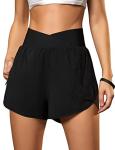 Blooming Jelly Women's High Waisted Workout Shorts