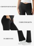 Flare Yoga Pants with Pockets for Women