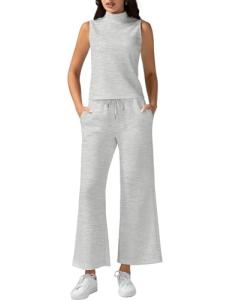 Trendy Summer Wide Leg Lounge Sets for Women