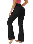High Waisted Flare Leggings with Pockets