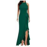High Neck Mermaid Evening Gown for Women