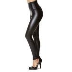 Tagoo Women's High Waisted Faux Leather Leggings
