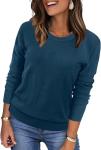 Cozy Blue Pullover Sweater for Women