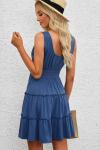 Dokotoo Women’s Blue Sleeveless Summer Sundress