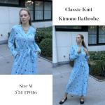 Lightweight Soft Knit Full-Length Robe with Pockets