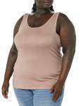 Plus Size Scoop Neck Tank Tops, 2 Pack