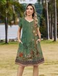 Cute Green Bohemian Sundress with Pockets