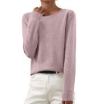 Elegant Cashmere Crewneck Sweater for Women