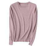 Elegant Cashmere Crewneck Sweater for Women