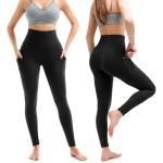 High Waisted Yoga Leggings with Pockets - 2 Pack