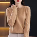Soft Cashmere Crew Neck Sweater for Women