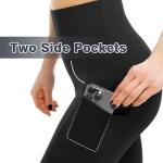 High Waisted Yoga Leggings with Pockets - 2 Pack