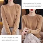 Soft Cashmere Crew Neck Sweater for Women