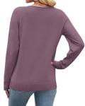 Womens Casual V Neck Cashmere Knit Sweater