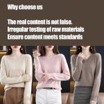 Soft Cashmere Crew Neck Sweater for Women