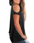 Beluring Women’s Cold Shoulder V Neck Tunic Top