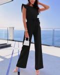 BTFBM Women’s High Waist Wide Leg Jumpsuit