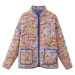 Omoone Women's Floral Cropped Puffer Jacket