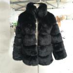 Lisa Colly Women's Black Faux Fur Winter Coat