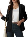 Kelyaa Women's One Button Blazer with Pockets